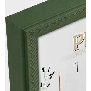 ZEP fotolijst Levanto polystyreen honingraat structuur helder glas groen bruin grijs