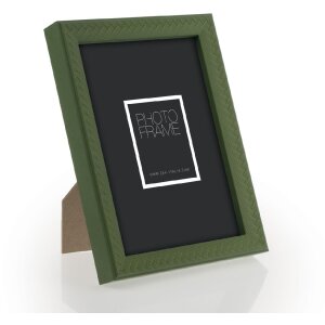 ZEP fotolijst Levanto polystyreen honingraat structuur helder glas groen bruin grijs