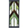 LumiLamp 5LL-6361 Tiffany Wandlamp Beige Groen 14x16x40 cm E27 Glas Metaal