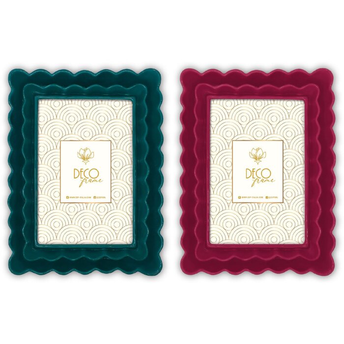 ZEP Fotolijst Deco Rood/Groen Barok Design 10x15 cm 13x18 cm 15x20 cm