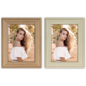 ZEP Houten fotolijst Valencia Natuurbruin 10x15 cm tot...