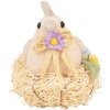 Clayre & Eef sierkip landelijke stijl beige 10x11x13 cm