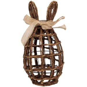 Clayre & Eef decoratief konijn rotan naturel bruin...