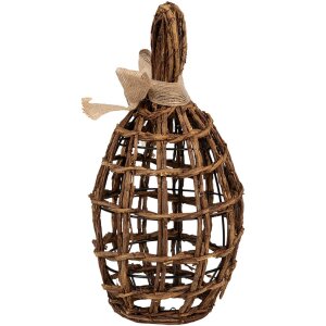 Clayre & Eef decoratief konijn rotan naturel bruin...