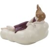 Mauro Ferretti decoratief figuur Dolly op een wolk 25x11x16 cm donkerrood