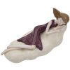 Mauro Ferretti decoratief figuur Dolly op een wolk 25x11x16 cm donkerrood