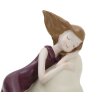 Mauro Ferretti decoratief figuur Dolly op een wolk 25x11x16 cm donkerrood