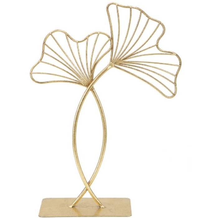 Mauro Ferretti sculptuur Blad Glam Goud 25x8,5x35 cm