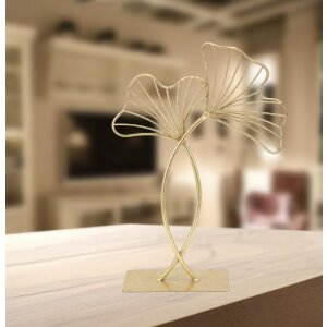 Mauro Ferretti sculptuur Blad Glam Goud 25x8,5x35 cm