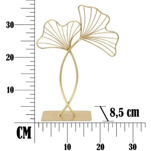 Mauro Ferretti sculptuur Blad Glam Goud 25x8,5x35 cm