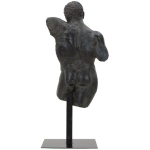 Mauro Ferretti Sculptuur Museum Man 26x22x57,5 cm zwart