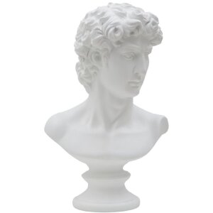 Mauro Ferretti sculptuur Roman 21,5x14,5x34 cm wit