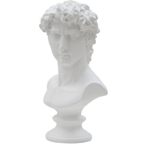 Mauro Ferretti sculptuur Roman 21,5x14,5x34 cm wit