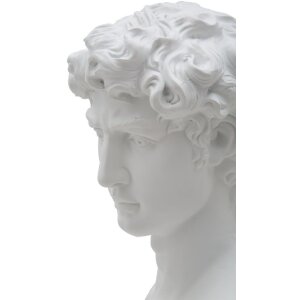 Mauro Ferretti sculptuur Roman 21,5x14,5x34 cm wit