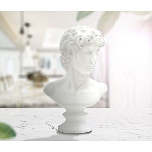Mauro Ferretti sculptuur Roman 21,5x14,5x34 cm wit