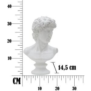 Mauro Ferretti sculptuur Roman 21,5x14,5x34 cm wit