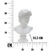 Mauro Ferretti sculptuur Roman 21,5x14,5x34 cm wit