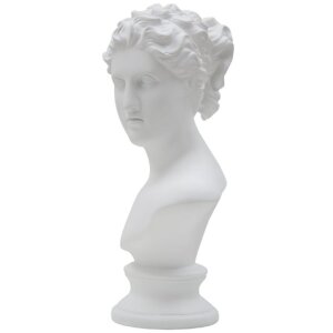 Mauro Ferretti sculptuur Romeinse vrouw 21,5x14,5x34 cm wit