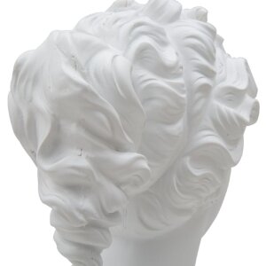 Mauro Ferretti sculptuur Romeinse vrouw 21,5x14,5x34 cm wit