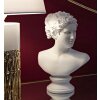 Mauro Ferretti sculptuur Romeinse vrouw 21,5x14,5x34 cm wit