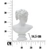 Mauro Ferretti sculptuur Romeinse vrouw 21,5x14,5x34 cm wit