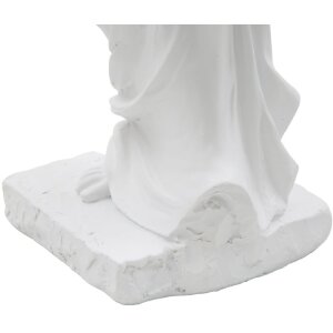 Mauro Ferretti sculptuur Statua Vrouw 14x12x49 cm wit