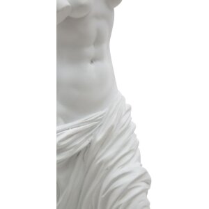 Mauro Ferretti sculptuur Statua Vrouw 14x12x49 cm wit