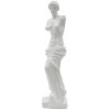 Mauro Ferretti sculptuur Statua Vrouw 14x12x49 cm wit