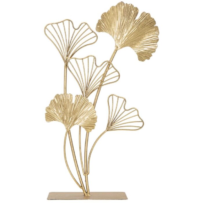 Mauro Ferretti sculptuur Blad 26x11,5x44,5 cm goud