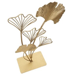 Mauro Ferretti sculptuur Blad 26x11,5x44,5 cm goud