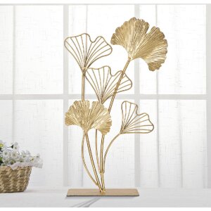 Mauro Ferretti sculptuur Blad 26x11,5x44,5 cm goud