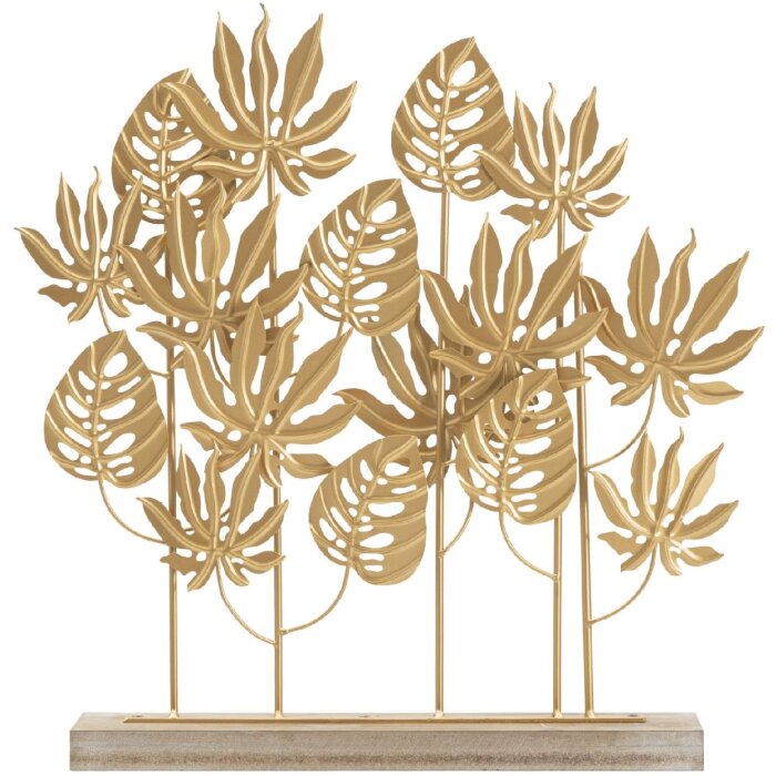 Mauro Ferretti sculptuur Palm 56x10x57,5 cm goud