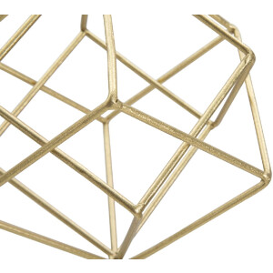 Mauro Ferretti sculptuur Kubus 16x18x52,5 cm goud-wit
