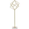 Mauro Ferretti sculptuur Kubus 16x18x52,5 cm goud-wit