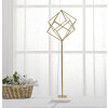 Mauro Ferretti sculptuur Kubus 16x18x52,5 cm goud-wit