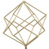 Mauro Ferretti sculptuur Kubus 16x18x41,5 cm goud-wit