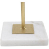 Mauro Ferretti sculptuur Kubus 16x18x41,5 cm goud-wit