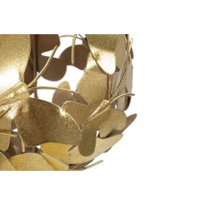 Mauro Ferretti Sculptuur Vlinder Ø 19,5x40,5 cm goud