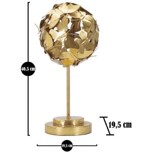 Mauro Ferretti Sculptuur Vlinder Ø 19,5x40,5 cm goud