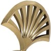 Mauro Ferretti sculptuur Triple Leaf 23,5x10x44 cm goud-zwart