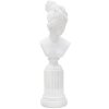 Mauro Ferretti sculptuur Vrouw met sokkel 11x10,5x35,5 cm wit