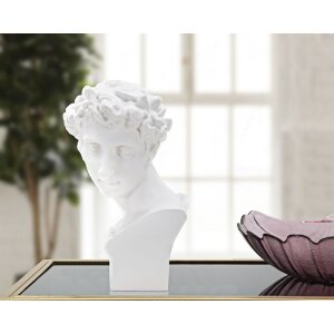 Mauro Ferretti sculptuur Roman Young 20x17,5x30 cm wit