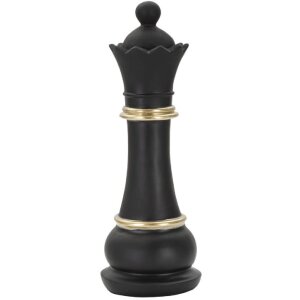 Mauro Ferretti sculptuur Queen 9x25,5 cm zwart-goud