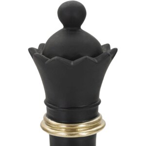 Mauro Ferretti sculptuur Queen 9x25,5 cm zwart-goud