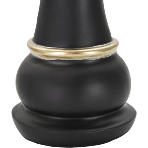 Mauro Ferretti sculptuur Queen 9x25,5 cm zwart-goud