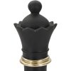 Mauro Ferretti sculptuur Queen 9x25,5 cm zwart-goud