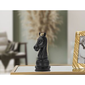 Mauro Ferretti sculptuur Paard 10,5x8,5x19 cm zwart-goud