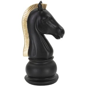 Mauro Ferretti sculptuur Paard 10,5x8,5x19 cm zwart-goud