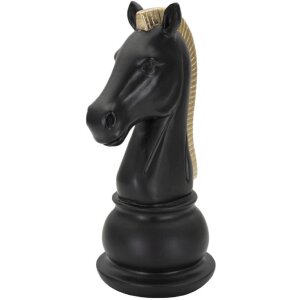 Mauro Ferretti sculptuur Paard 10,5x8,5x19 cm zwart-goud