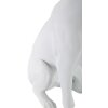 Mauro Ferretti honden sculptuur Hond Wit 20x12,5x33 cm witgoud